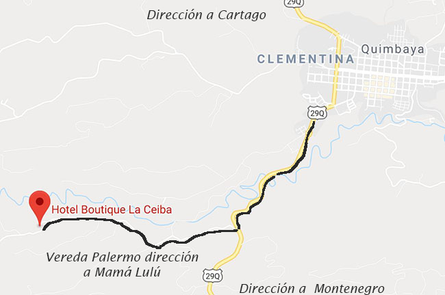 La Ceiba mapa